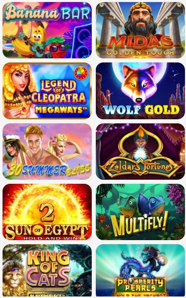 Каталог слотов